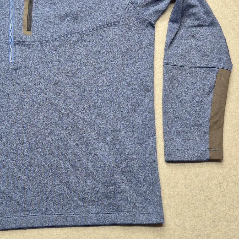 The North Face Jacket Mens XXL Blue 1/4 Zip Fleece Pullover Sweater  CUG0